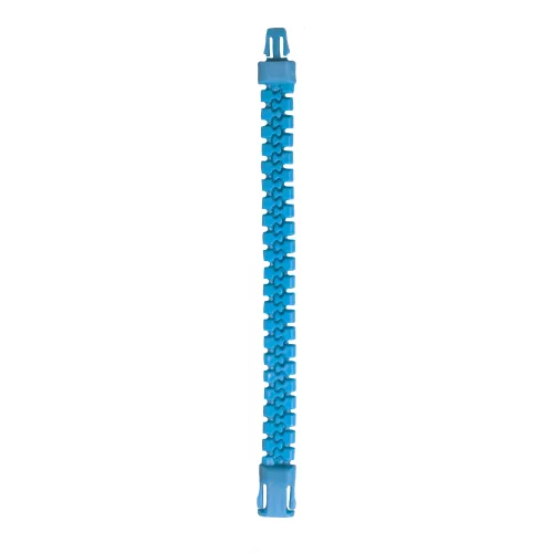 BRACELET ZIP BLEU