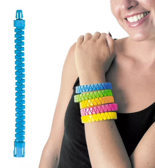 BRACELET ZIP BLEU – Image 2