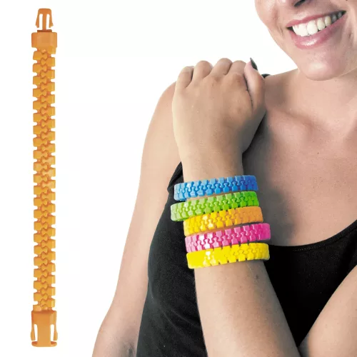 BRACELET ZIP ORANGE