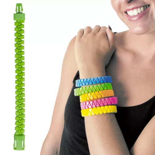 BRACELET ZIP VERT