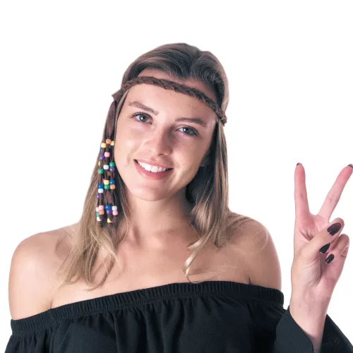 HEADBAND HIPPY AVEC PERLES