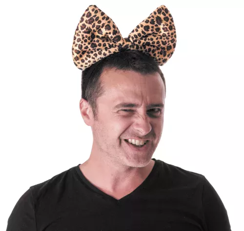 SERRE TETE NOEUD LEOPARD – Image 2