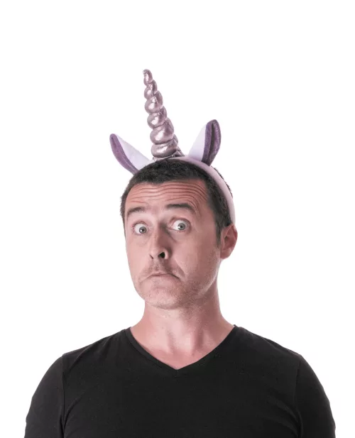 SERRE TETE LICORNE ARGENT – Image 2