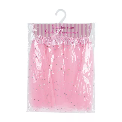 TUTU FEE ROSE AVEC ETOILES HOLOGRAMME 6-8 ANS – Image 2
