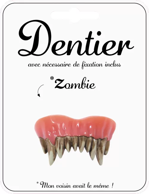 DENTIER ZOMBIE (nécessaire de fixation inclus) – Image 2