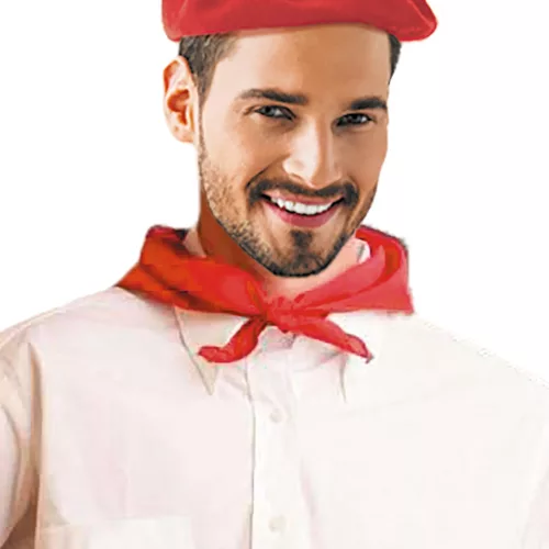 BANDANA FERIA ROUGE 55X55CM