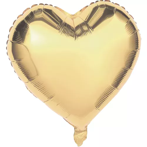 BALLON MYLAR COEUR OR