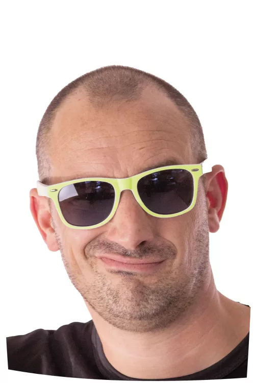 LUNETTES NEON MAT JAUNE – Image 2