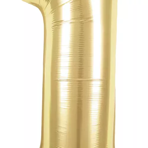 BALLON MYLAR CHIFFRE 1 OR 86CM