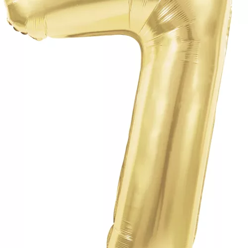 BALLON MYLAR CHIFFRE 7 OR 86CM