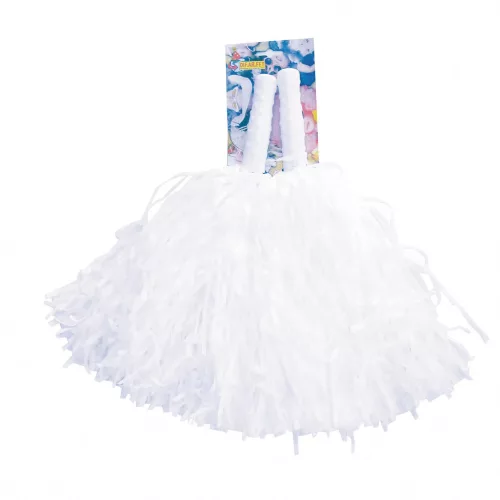 POMPOM X2 BLANC