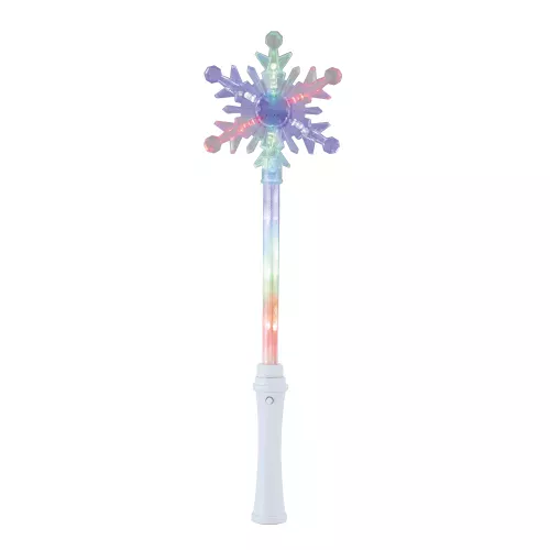 BAGUETTE MAGIQUE FLOCON DE NEIGE 38CM