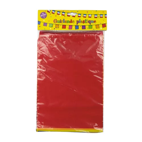GUIRLANDE PLAST RECT. 10M/20 fanions – Image 2