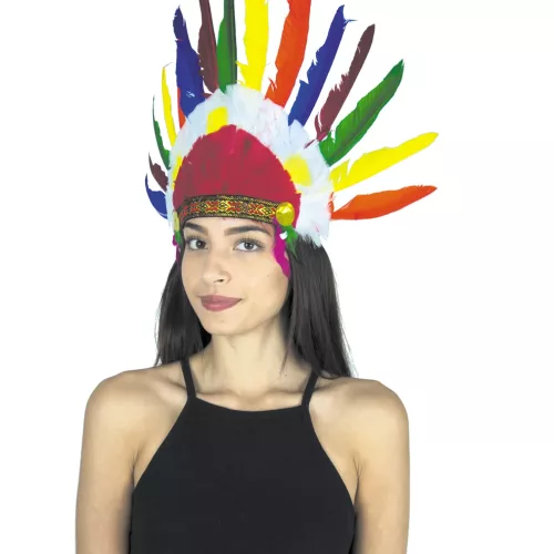 COIFFE INDIEN MULTICOLORE