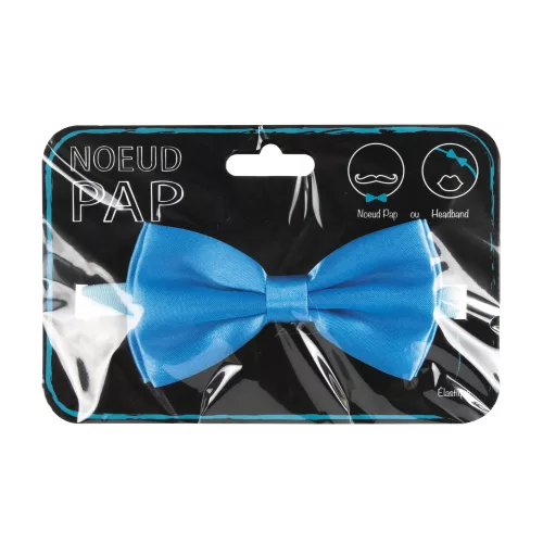 NOEUD PAP SATIN 8CM X4CM TURQUOISE – Image 2