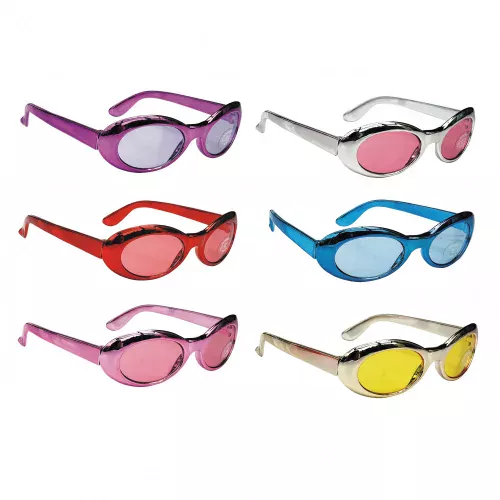 LUNETTES METALLISEES 6 COUL