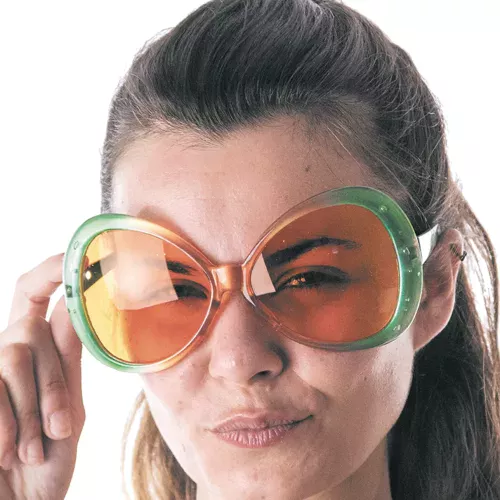 LUNETTES VINTAGE BICOLORE