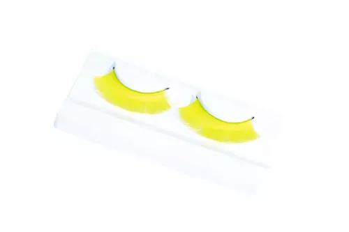 FAUX CILS NEON JAUNE