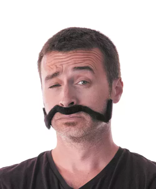 MOUSTACHE CHINOISE NOIRE