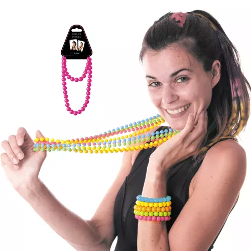 COLLIER PERLES ROSE