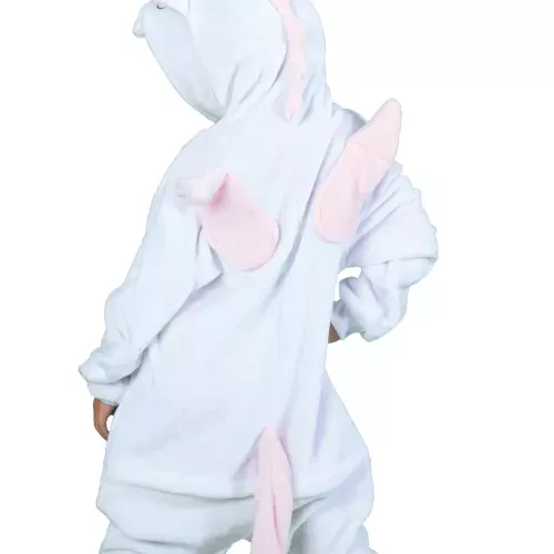 COSTUME KIGURUMI LICORNE ROSE ET BLANCHE ENFANT T 4/6 ANS