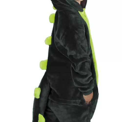 COSTUME KIGURUMI DINO VERT ENFANT T 4/6 ANS
