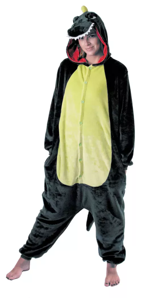 COSTUME KIGURUMI DINO VERT ADULTE – Image 2