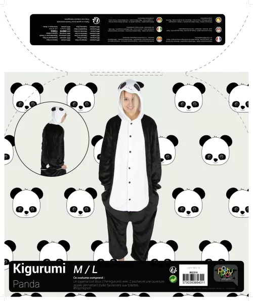 COSTUME KIGURUMI PANDA ADULTE – Image 4