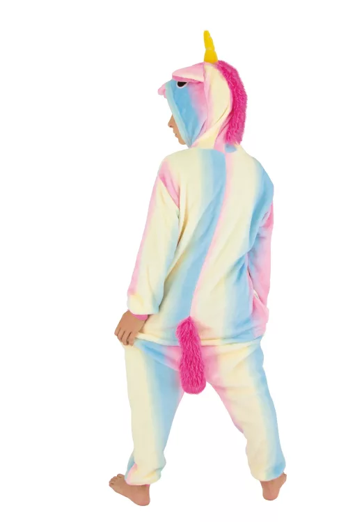 COSTUME KIGURUMI LICORNE ARC EN CIEL ENFANT T 7/9 ANS – Image 2