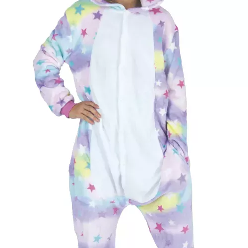COSTUME KIGURUMI LICORNE AVEC ETOILES ENFANT T 11/14 ANS