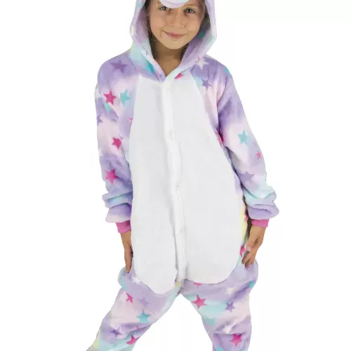 COSTUME KIGURUMI LICORNE AVEC ETOILES ENFANT T 4/6ANS