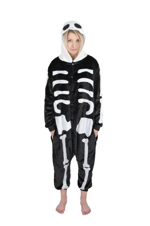 COSTUME KIGURUMI SQUELETTE ADULTE