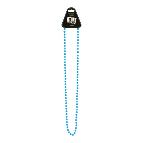 COLLIER PERLES BLEU – Image 2