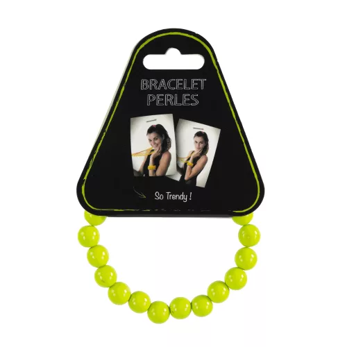 BRACELET PERLES VERT – Image 2