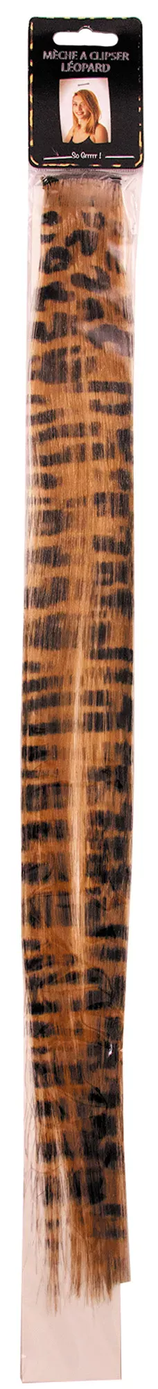 MECHE A CLIPSER LEOPARD MARRON – Image 3