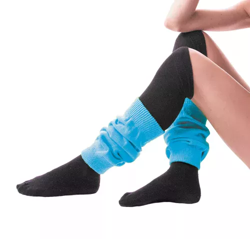 GUETRE X2 BLEU FLUO
