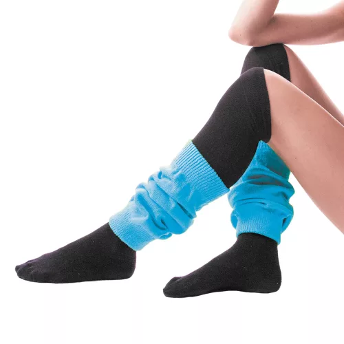GUETRE X2 BLEU FLUO