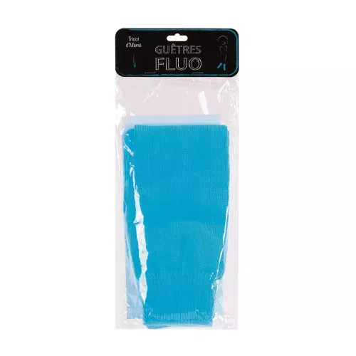 GUETRE X2 BLEU FLUO – Image 2