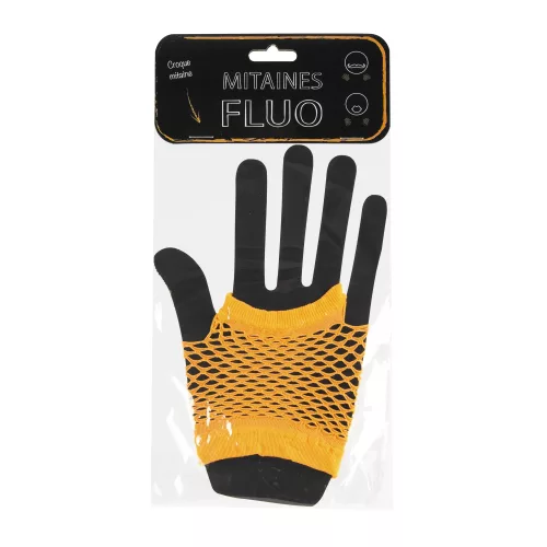 MITAINES FLUO ORANGES – Image 2