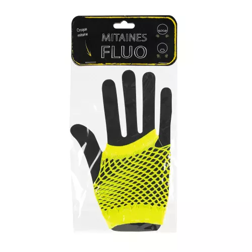 MITAINES FLUO JAUNES – Image 2