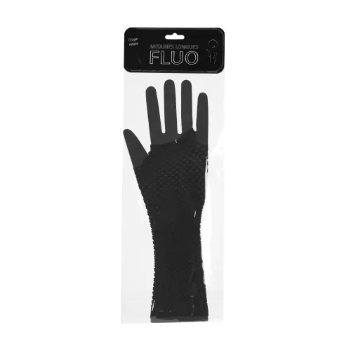 MITAINES LONGUES NOIRES – Image 2