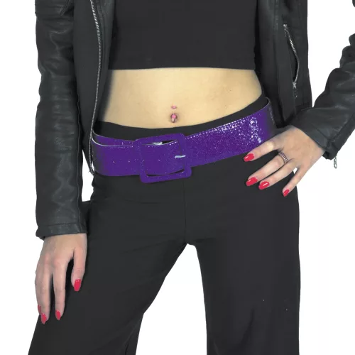 CEINTURE DISCO VIOLETTE