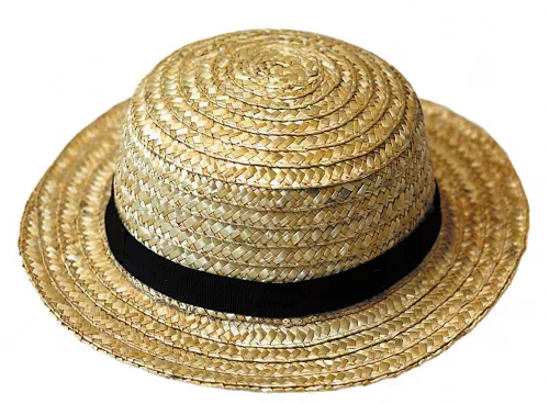 CHAPEAU CANOTIER GUINGUETTE PAILLE LUXE