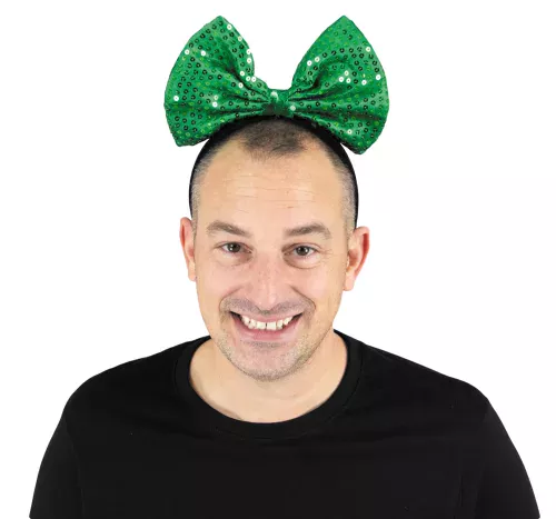 SERRE TETE NOEUD SEQUIN SAINT PATRICK – Image 2