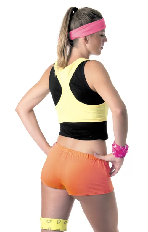 MINI SHORT FLUO ORANGE – Image 2