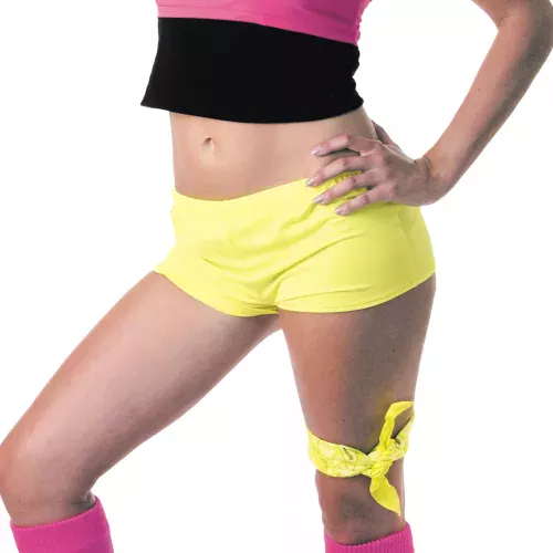 MINI SHORT FLUO JAUNE