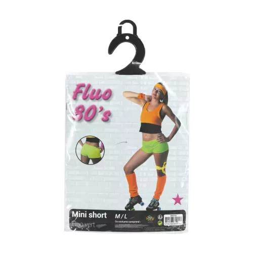MINI SHORT FLUO VERT – Image 4