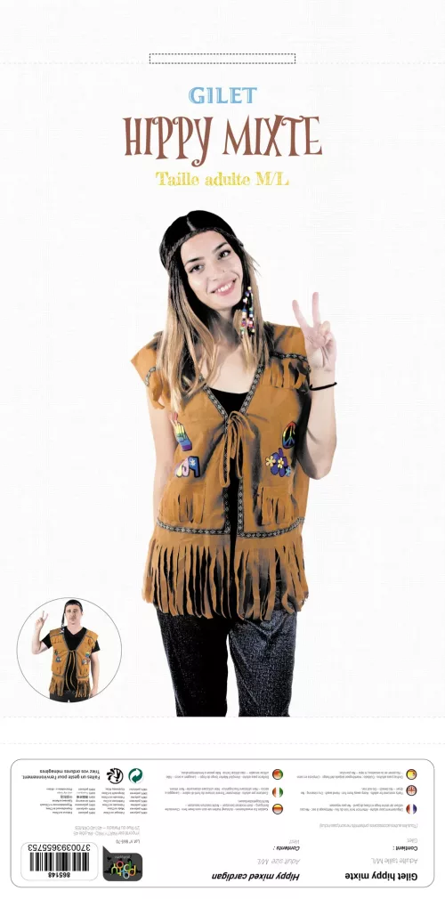 GILET HIPPIE MIXTE – Image 3