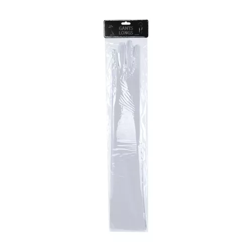 GANTS LONGS BLANCS 56CM – Image 2