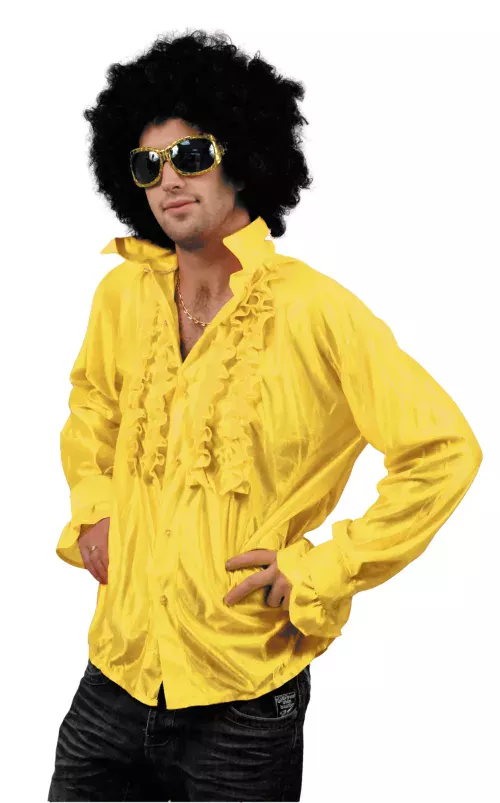 CHEMISE DISCO JAUNE